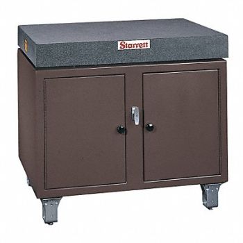 STARRETT Cabinet Plate Stand Rolling 36 x48 In, 6PDE9