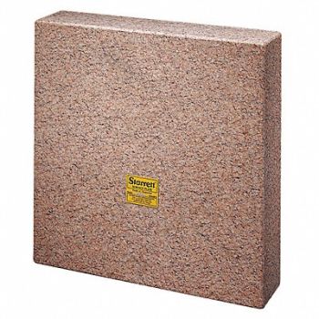 STARRETT Granite Master Sq Pink 5-Face A 14x14x3, 6PDK8