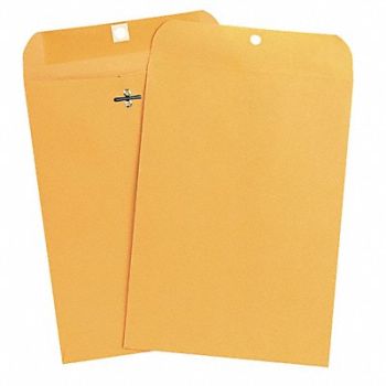 UNIVERSAL Manila Envlpes 10-1/2 H 7-1/2 W PK100, 6PDP4