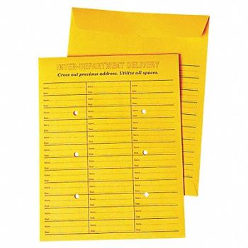 UNIVERSAL ONE Interoffice Envelopes 13 H 10 W PK100, 6PDR1