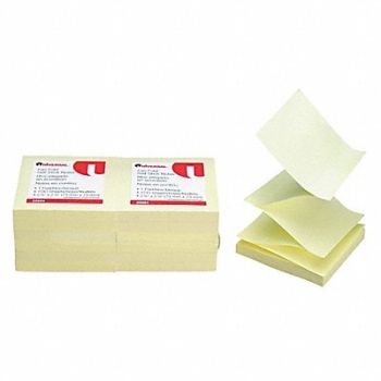 UNIVERSAL ONE Sticky Note Refills 3 x 3 PK12, 6PDT2