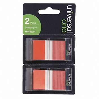 UNIVERSAL ONE Sticky Flags 1 x 1-3/4 PK100, 6PDU7