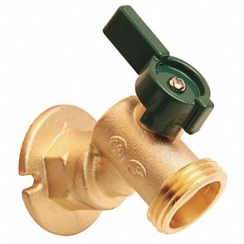 GRAINGER APPROVED Sillcock Quarter Turn Brass 3/4 NPT, 6PDZ2