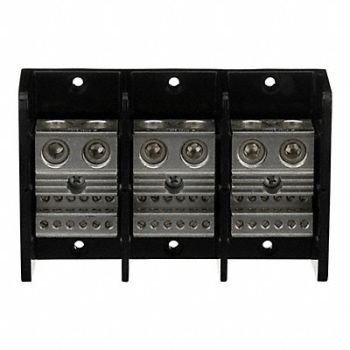 SQUARE D Power Distr Block Al/Cu 600V AC/DC, 6PGF9