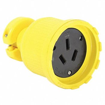GRAINGER APPROVED Connector 10-50R 50A 125/250V, 6PGT7