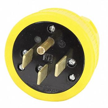 GRAINGER APPROVED Plug 14-50P 50A 125/250VAC 1 Phase, 6PGT8