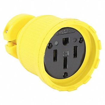 GRAINGER APPROVED Connector 14-50R 50A 125/250V, 6PGT9