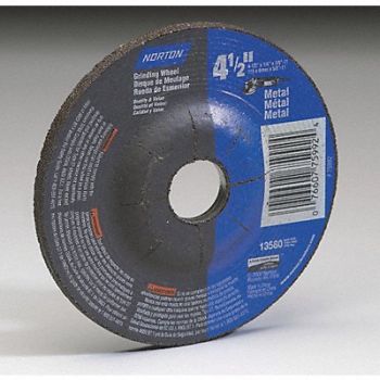 NORTON Depressed Center Whl T27 4.5x1/4x7/8 AO, 6PH27