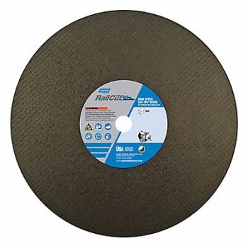 NORTON CutOff Wheel A24 16 x.125 x1 4800rpm, 6PL31