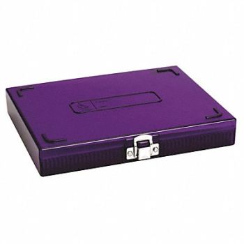 HEATHROW SCIENTIFIC Slide Box Holds Microscope Slides, 6PTJ0