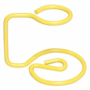 HEATHROW SCIENTIFIC Rack 1-Well Steel Yellow, 6PTK4