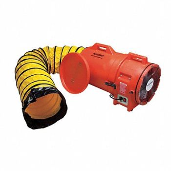 ALLEGRO Confined Space Fan Axial 25 ft Duct, 6PTP5
