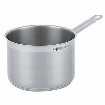 VOLLRATH Stainless Steel Sauce Pan 2-3/4 Qt., 6PVA1