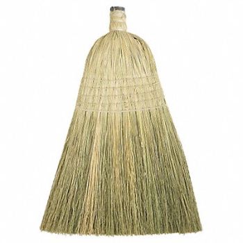 TOUGH GUY Corn Broom Head 13 Sweep Face, 6PVY2