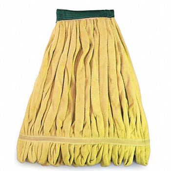TOUGH GUY Wet Mop Yellow Microfiber, 6PVY9
