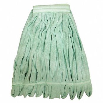 TOUGH GUY Wet Mop Green Microfiber, 6PVZ6