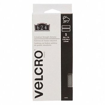 VELCRO BRAND Reclosable Fastener Gray 1x4 PK5, 6PXV8