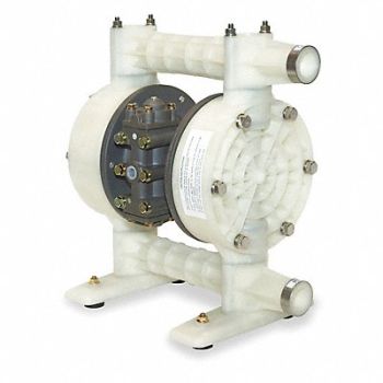 DAYTON Dbl DphrmPmp FNPT PTFE/PP 3/8in 35gpm, 6PY41