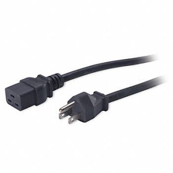 APC BY SCHNEIDER ELECTRIC Powr Cord 5-15P SJT 8.2 ft Blk 12A 14/3, 6PYE6