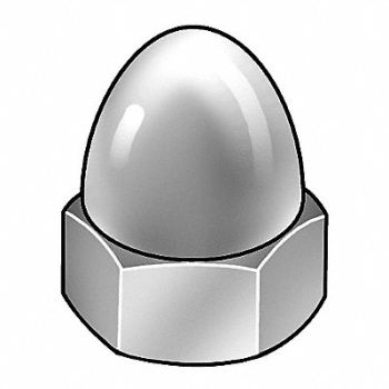 GRAINGER APPROVED CpNt 18-8 SS 1/4 -20 15/32 25PK, 6RA45