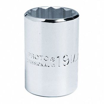 PROTO Socket Steel Chrome 8 mm, 6RCR7