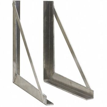 BUYERS PRODUCTS Mounting Bracket 18 in L Aluminum Silvr, 6RHU3