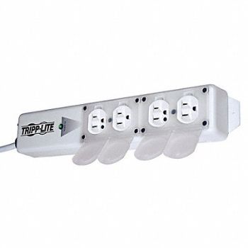 TRIPP LITE Surge Protector Strip 4 Outlet White, 6RHV9