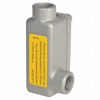 APPLETON ELECTRIC Conduit Outlet Body Iron Trd Sz 3/4in, 6RUM2