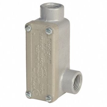 APPLETON ELECTRIC Conduit Outlet Body Iron Trd Sz 3/4in, 6RUM4