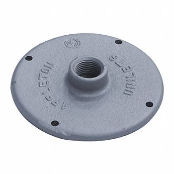 APPLETON ELECTRIC Conduit Access Cover Iron, 6RUN7