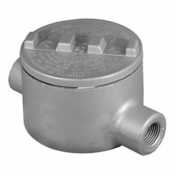 APPLETON ELECTRIC Conduit Outlet Body Iron Trd Sz 2in, 6RUV8