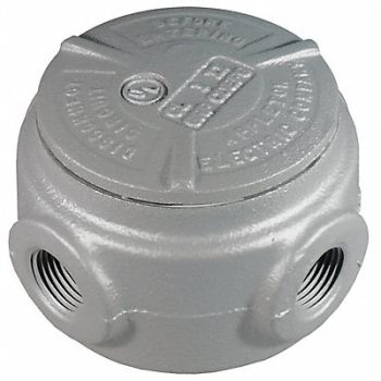 APPLETON ELECTRIC Conduit Outlet Body Iron Trd Sz 1/2in, 6RVA8