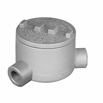 APPLETON ELECTRIC Conduit Outlet Body Iron Trd Sz 1/2in, 6RVF7