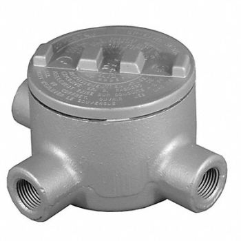 APPLETON ELECTRIC Conduit Outlet Body Iron Trd Sz 2in, 6RVH2