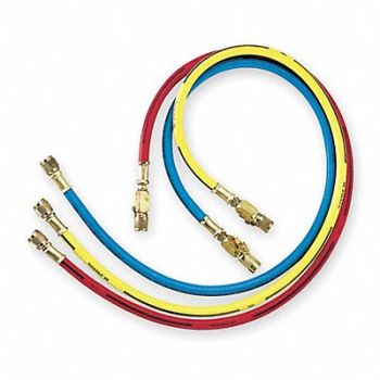 IMPERIAL Manifold Hose Set 36 In Red Yellow Blue, 6T370