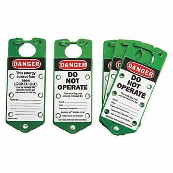 BRADY J5050 Labeled Lockout Hasp Snap-On 6 Lock PK5, 6T441