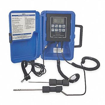 COOPER ATKINS Temp/Humdty Mtr 10 to 95 per Rel Hum Rng, 6T444