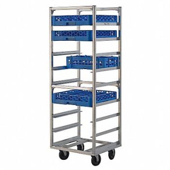NEW AGE Mobile Cup/Glass Rack Cart, 6TJF1