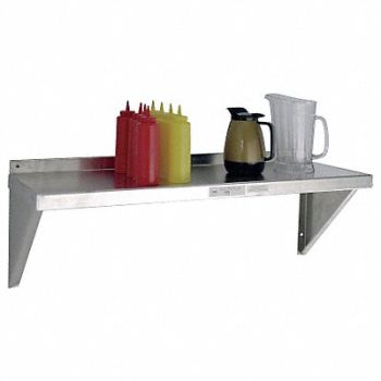 NEW AGE Wall Shelf 13inx15inx60in ShlfCap 150lb, 6TJK9