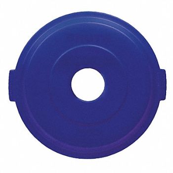 RUBBERMAID COMMERCIAL PRODUCTS Bottle/Can Recycling Top HDPE Blue, 6TUA9