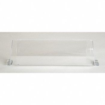 GRAINGER APPROVED Baseboard Register Air Deflector Clear, 6TUC5