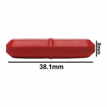 SP SCIENCEWARE STIR BAR PTFE OCTAGON RED 1-1/2X5/16, 6TVP4