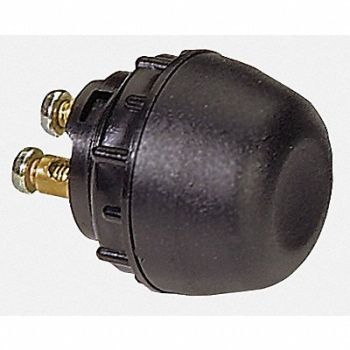 BATTERY DOCTOR Momentary Push-on Button Switch Black, 6TXE5