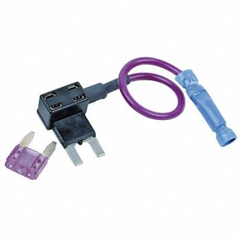 BATTERY DOCTOR Dual Fuse Holder Black Red Plug-In, 6TXE7