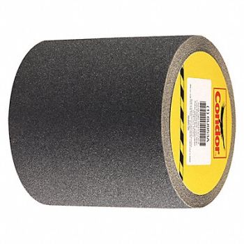 CONDOR AntiSlip Tape 60 ftLx6 inW BLK 80 Grit, 6U953
