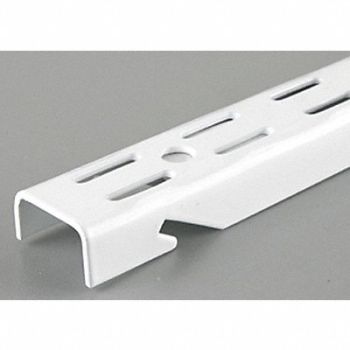 GRAINGER APPROVED 48 IN White Dual Slot Standard, 6UDJ1
