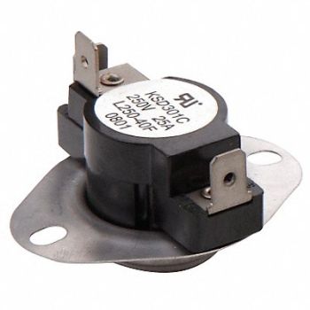 GRAINGER APPROVED Fan and Limit 120-140 Temp Range, 6UED2