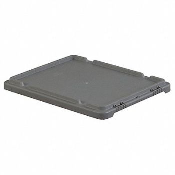 LEWISBINS Lid Gray Polypropylene 21.30 in, 6UFZ5