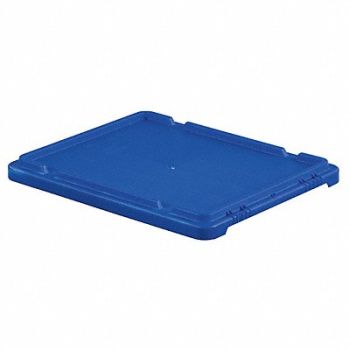 LEWISBINS Lid Blue Polypropylene 21.30 in, 6UFZ6