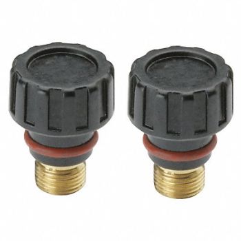 MILLER ELECTRIC WELDCRAFT TIG Welding Short Back Cap PK2, 6UHG5